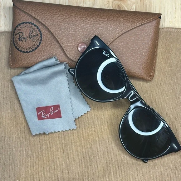 Ray-Ban | Accessories | Rayban Black Cat Eye Shades With  display picture 2
